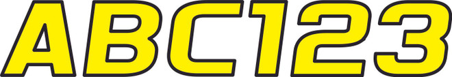 HARDLINE Series 700 Registration Kit 3 in for PWC / Personal Watercraft | Universal PWC Fitment | YEBLK700 | 11-6274
