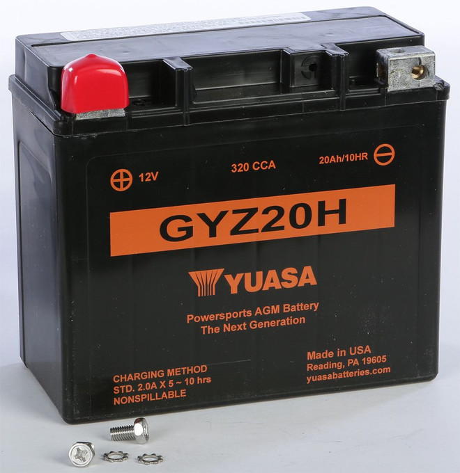 YUASA GYZ Series AGM Battery 500 CC for PWC / Personal Watercraft | Fits Yamaha | YUAM72RGH | 49-1937