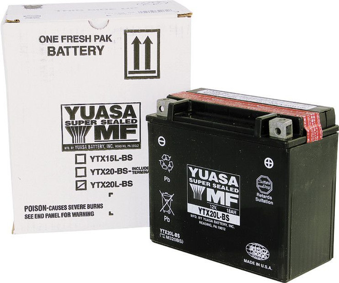 YUASA AGM Maintenance Free Battery for PWC / Personal Watercraft | Universal PWC Fitment | YUAM320BS | 49-1968