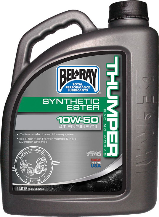 BEL-RAY Works Thumper Racing Synthetic Ester 4T Engine Oil for PWC / Personal Watercraft | 99550-B4LW | 840-1542