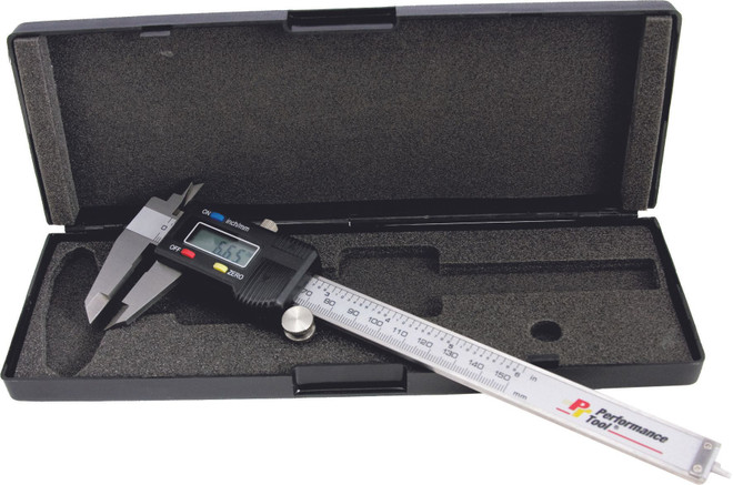 PERFORMANCE TOOL Digital Caliper 0", Stainless steel for PWC / Personal Watercraft | W80152 | 117-1092