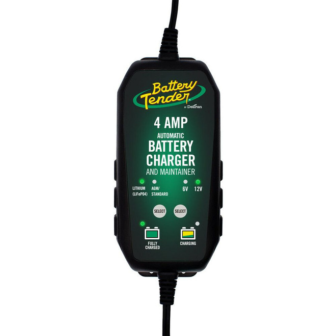 BATTERY TENDER 4 Amp Selectable Battery Charger for PWC / Personal Watercraft | 022-0209-BT-WH | 56-1120