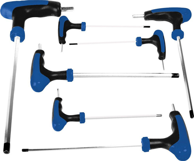 PERFORMANCE TOOL Metric T-handle Set 5 mm, Chrome for PWC / Personal Watercraft | W1712 | 117-1037