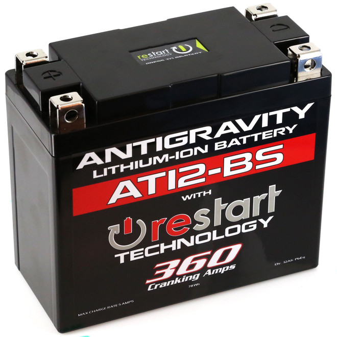 ANTIGRAVITY Restart Lithium Battery for PWC / Personal Watercraft | Fits Yamaha | AG-AT12BS-RS | 58-7003