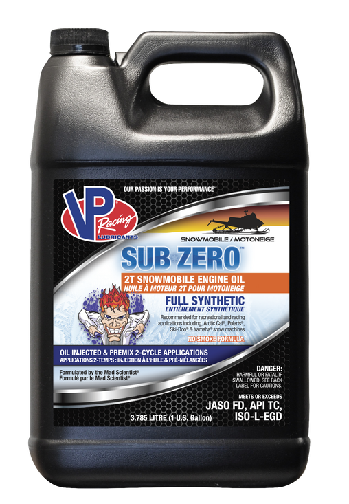 VP RACING Sub-zeros Syn 2T Snowmobile Oil for PWC / Personal Watercraft | VP7110004 | 30-3552