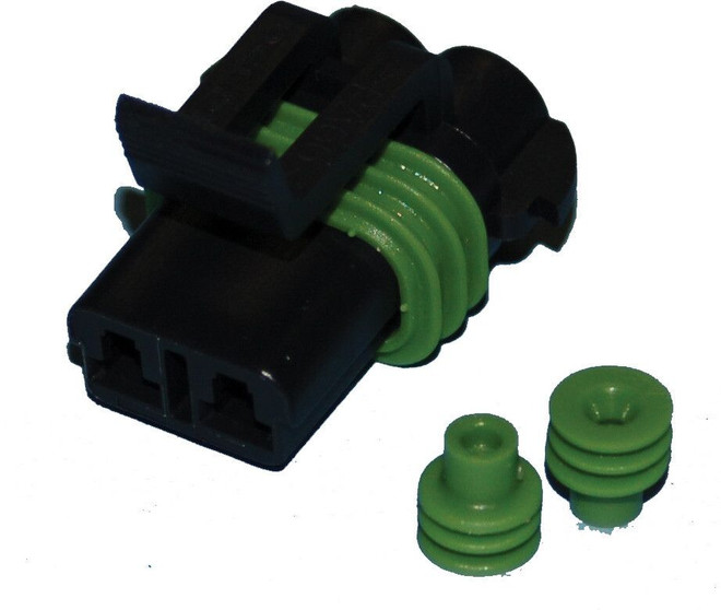 NAMZ CUSTOM CYCLE Delphi Weatherpack Female Connectors for PWC / Personal Watercraft | NDP-38063 | 850-08408