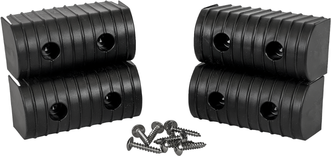 CALIBER Bunk End Cap aluminum for PWC / Personal Watercraft | 23051-BK | 41-3033