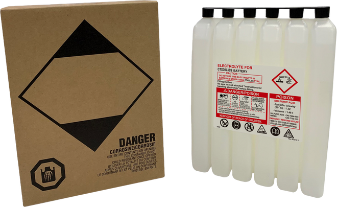 FIRE POWER Sealed Battery Electrolyte Pack for PWC / Personal Watercraft | 1482CC CTX | 49-3031