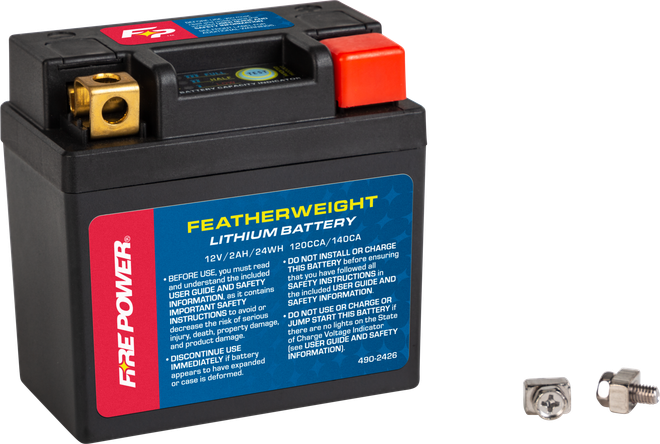 FIRE POWER Featherweight Lithium Battery for PWC / Personal Watercraft | HJ04L-FP-B | 490-2426