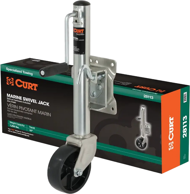 CURT 1200 Pound Marine Jack 200 lbs for PWC / Personal Watercraft | 28113 | 52-3037