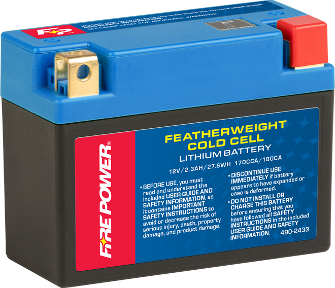 FIRE POWER Featherweight Lithium Battery for PWC / Personal Watercraft | HJ12L-FPZ | 490-2433