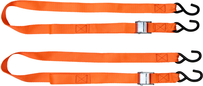 FIRE POWER 1½ TIE DOWNS 6', Chrome, nylon for PWC / Personal Watercraft | 29-13056 | 29-13056