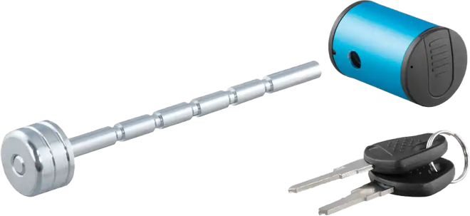 CURT Coupler Locks 1/4", Black, aluminum for PWC / Personal Watercraft | 23503 | 52-3065