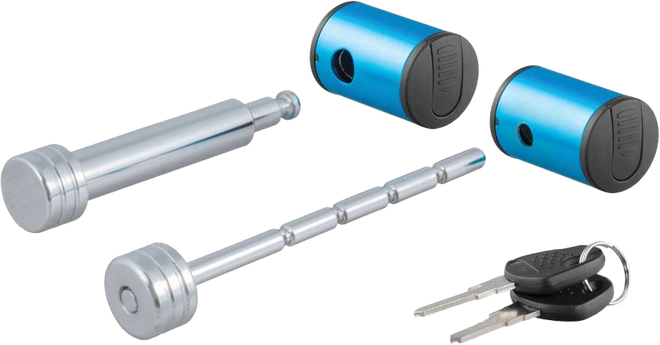 CURT Hitch & Coupler Lock Kits 5/8", Chrome for PWC / Personal Watercraft | 23505 | 52-3066