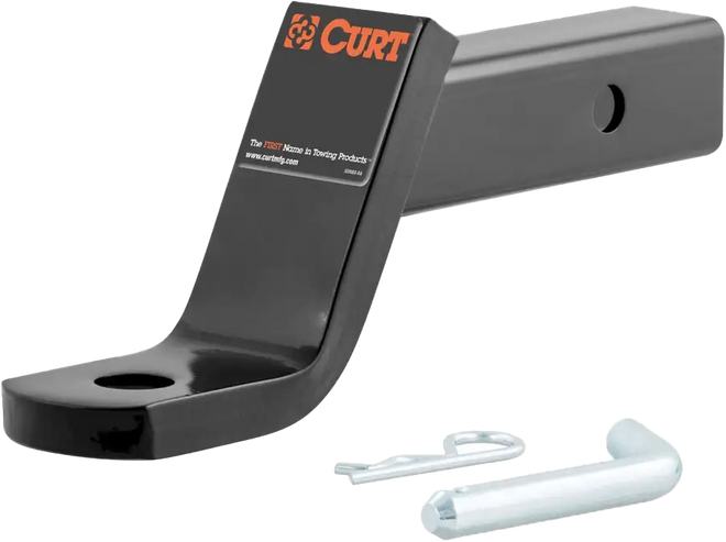 CURT Receiver Hich Ball Mounts 1/4", Black for PWC / Personal Watercraft | 45052 | 52-3014