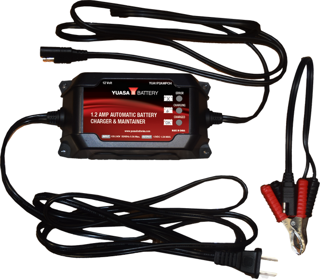 YUASA Charger for PWC / Personal Watercraft | YUA1P2AMPCH | 49-1103
