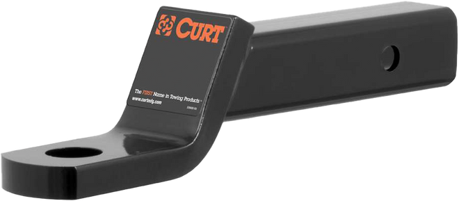 CURT Receiver Hich Ball Mounts 1/4", Black for PWC / Personal Watercraft | 45310 | 52-3015