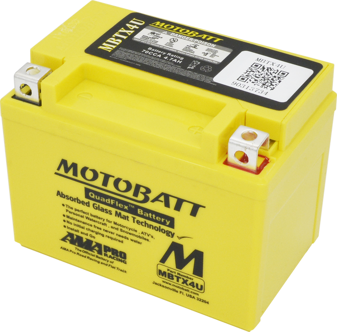 MOTOBATT Quadflex AGM Batteries for PWC / Personal Watercraft | MBTX4U | 491-1008