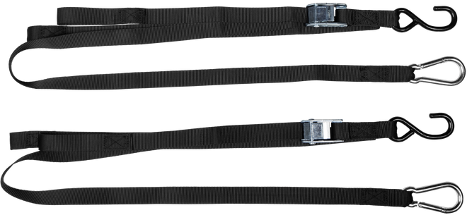 FIRE POWER 1 TIE DOWNS 1", Chrome, nylon for PWC / Personal Watercraft | 29-13015 | 29-13015