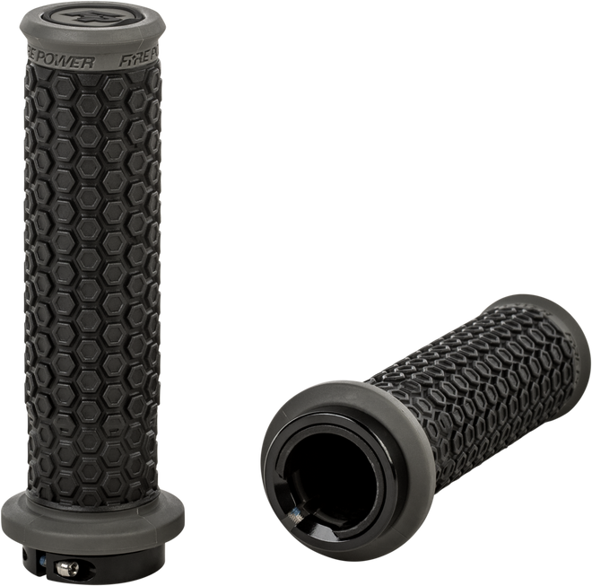 FIRE POWER PILOT ATV LOCK-ON GRIPS BLACK/GRAY for PWC / Personal Watercraft | 24-0109 | 24-0109