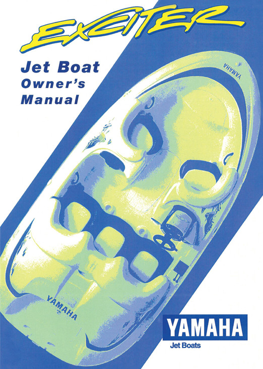 YAMAHA OEM Owners Manuals - EXCITER - LIT-18626-02-58 Models EXT1100U, EXT1100V