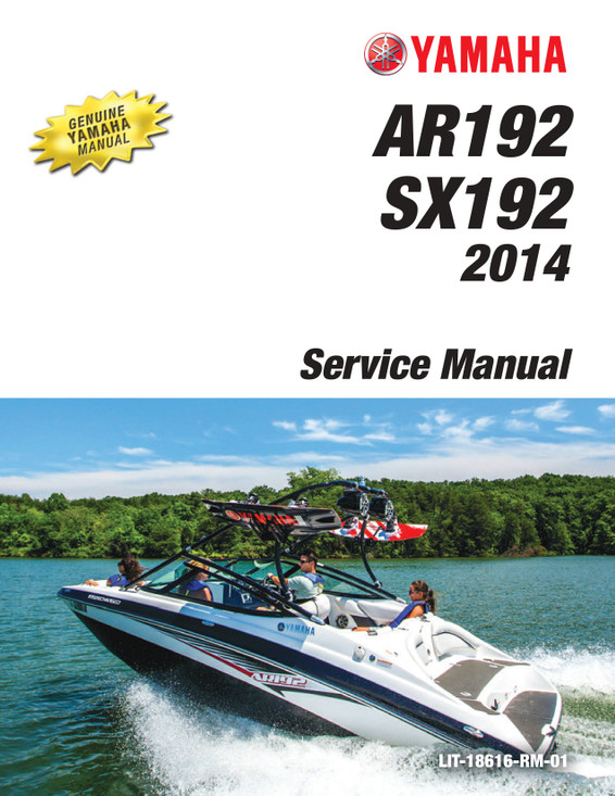 YAMAHA OEM Service Manual - AR192/ SX192 - LIT-18616-RM-01 Models RM1800A-MG, RM1800A-MP, RM1800A-NG, RM1800A-NP, RM1800A-PG, RM1800A-PP, RM1800A-RAG, RM1800A-RAP, RM 1800A-RBG, RM1800A-RBP, RM1800B-MG, RM1800B-MP