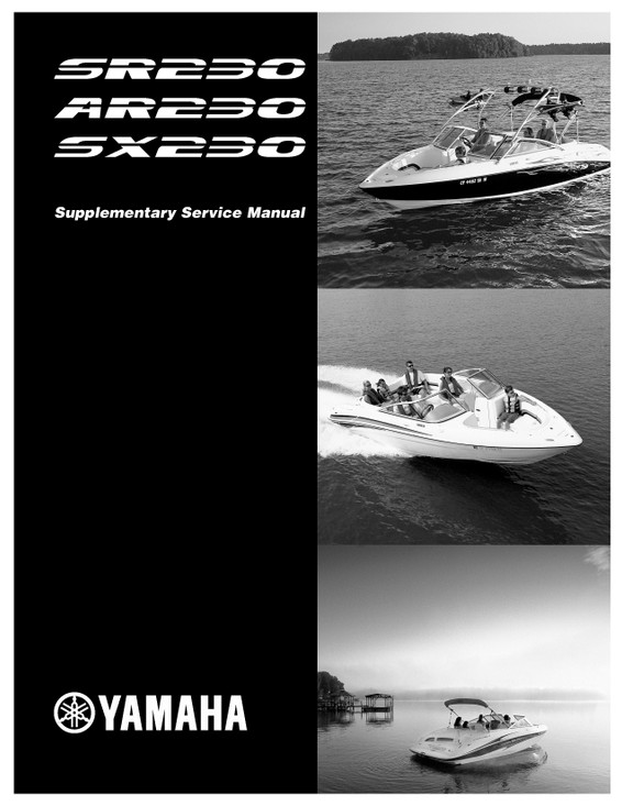 YAMAHA OEM Service Manual - AR230 / SX230 - LIT-18616-SX-A1 Models SRT1000A-DG, SRT1000A-DP, SRT1000A-EG, SRT1000A-EP, SRT1000B-DG, SRT1000B-DP, SRT1000B-EG, SRT1000B-EP