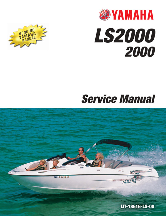 YAMAHA OEM Service Manual - LS2000 - LIT-18616-LS-00 Models LST1200YG, LST1200YP
