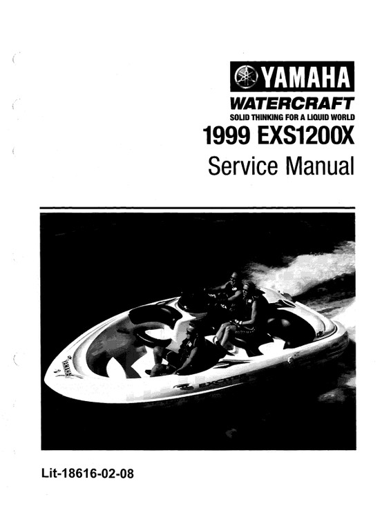 YAMAHA OEM Service Manual - EXCITER 135 - LIT-18616-02-08 Models EXS1200XG, EXS1200XP