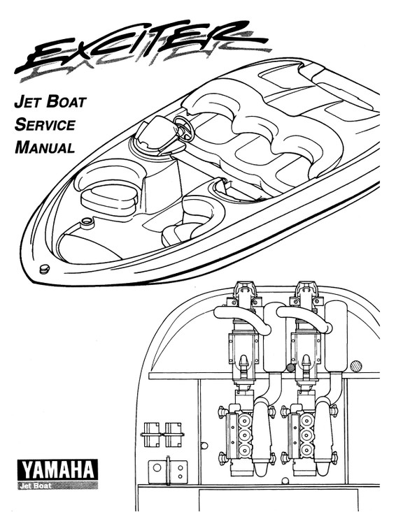 YAMAHA OEM Service Manual - EXCITER 220 - LIT-18616-01-53 Models EXT1100U, EXT1100V, EXT1100W