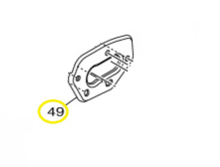 YAMAHA OEM Plate F3Y-U8285-00-00
