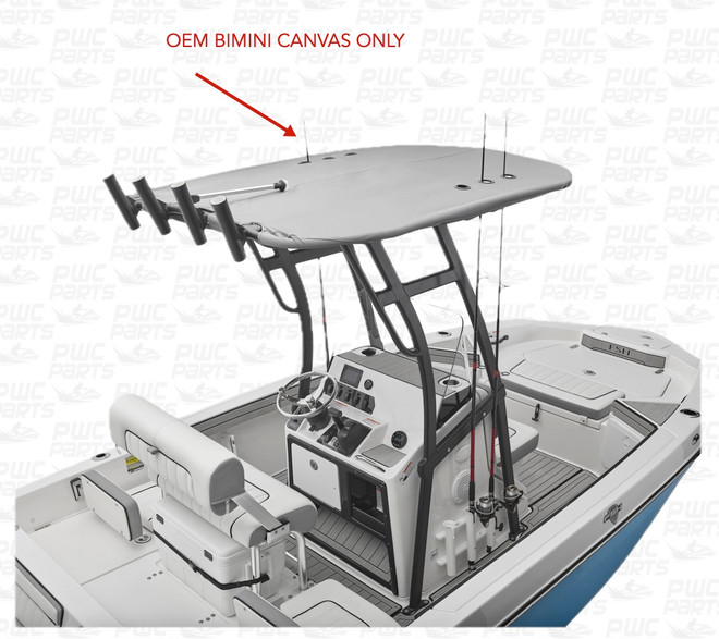 Yamaha OEM T-TOP Canopy Canvas - 2019 190fsh Sport & More F4T-U318C-00-00