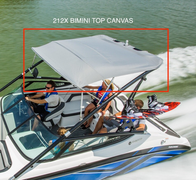 Note from Yamaha:
For Wakeboard Towers with serial numbers J00500–J00599, when replacing the canvas awning (Ref. #1 or Ref. #2), you must order either the complete Awning, Canvas Set (F2J-U3104-31) or the Canvas, Awning (F2J-U3131-01) to ensure proper fitment.