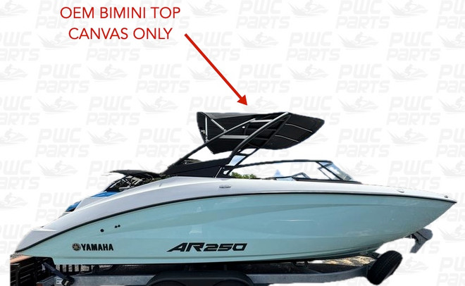Yamaha OEM BIMINI Top Canvas Set - 2024-2025 AR 250 / AR250 & More F4Y-U3108-70-00