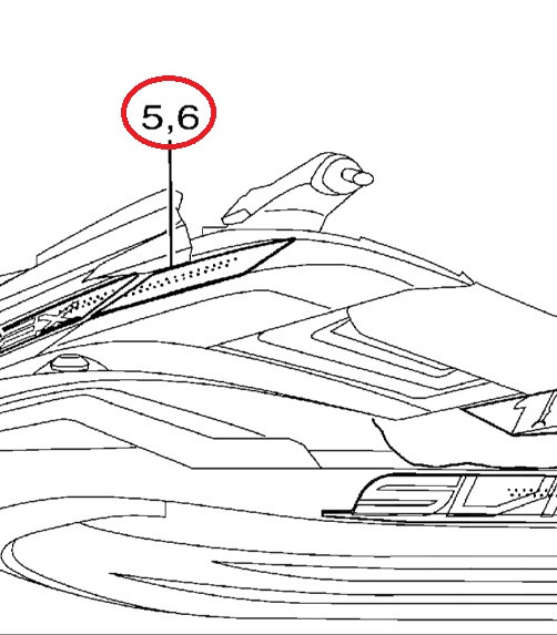 YAMAHA OEM Graphic 6 F3X-U417G-60-00