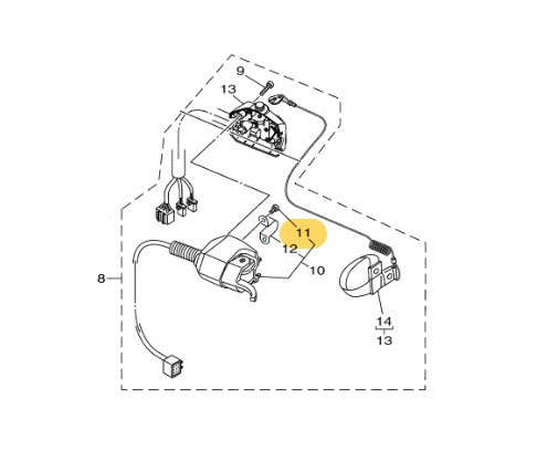 YAMAHA OEM Throttle Bolt F4P-6725F-00-00