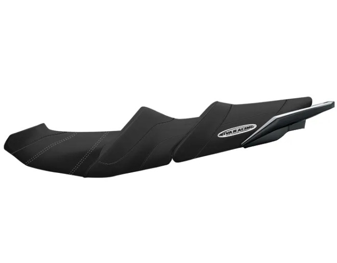 RIVA Kawasaki 2022+ Ultra 310X/310LX-S & 2023+ Ultra 160LX-S Seat Cover - Black/Black/Silver Stitching RK5-130-1