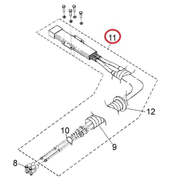 YAMAHA OEM Steering Cable Assembly F6D-U1470-10-00