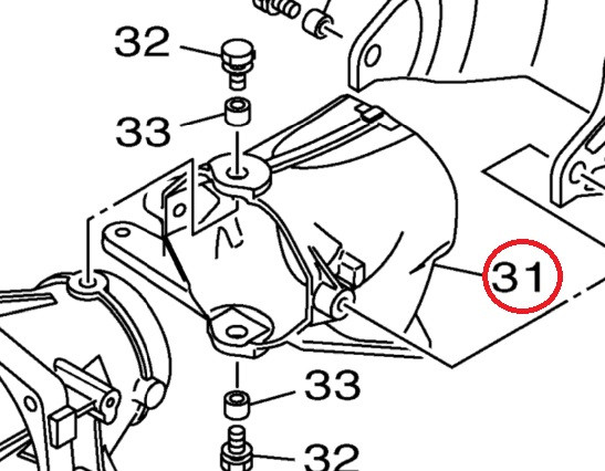 YAMAHA OEM Deflector Nozzle 6AP-51313-20-00