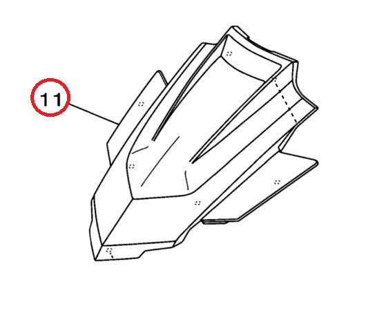 YAMAHA OEM Visor F2S-U515N-01-P3