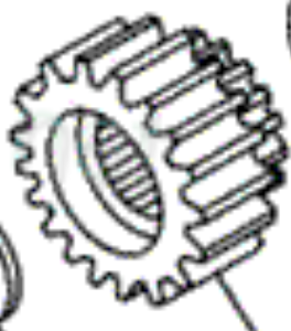 YAMAHA OEM Transfer Drive Gear 6B6-17586-00-00