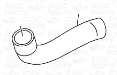 YAMAHA OEM Outlet Pipe 63N-14752-30-00
