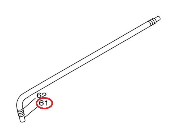 YAMAHA OEM Hose With Spring 90447-07005-00