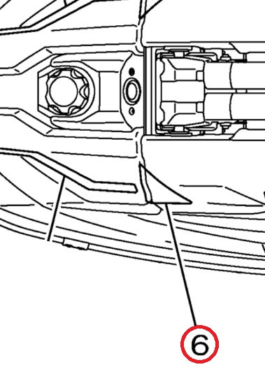 YAMAHA OEM Graphic 5 (LH) F4R-6417F-00-00