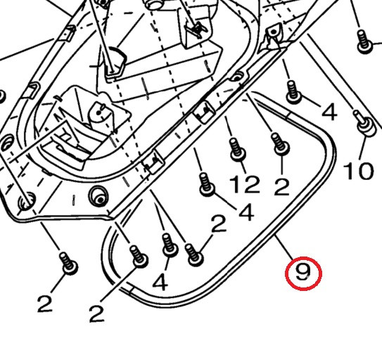 YAMAHA OEM Packing 1 F4P-U2663-00-00