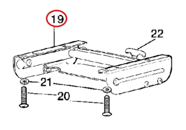 YAMAHA OEM Transom Ladder F1C-U2425-01-00