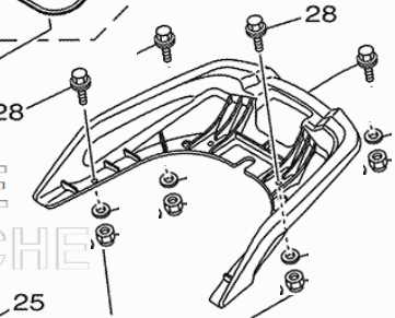 F2X-U271B-00-KIT YAMAHA OEM Hand Grip F2X-U271B-00-00