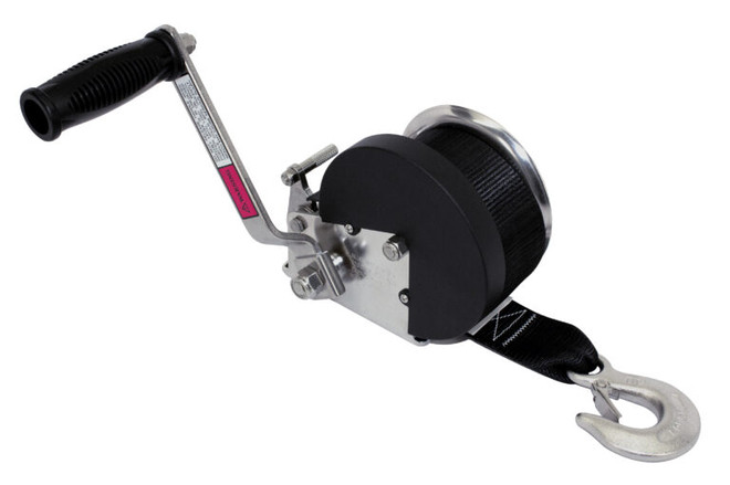 Suncor Trailer Winch with Strap and Hook 304/410 Stainless Steel C0270-2001