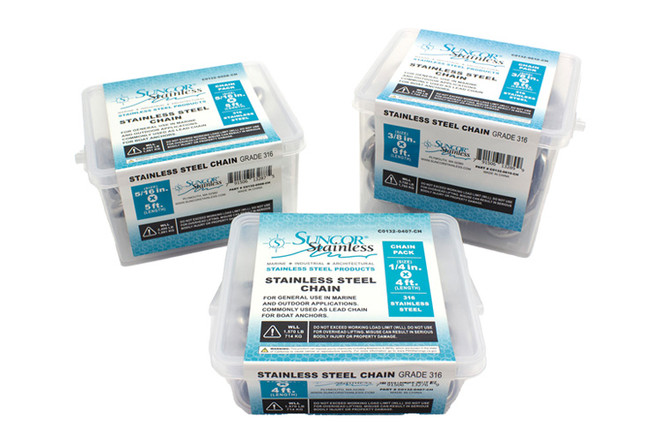 Suncor Chain Pre-Pack 316 Stainless Steel C0132-CH