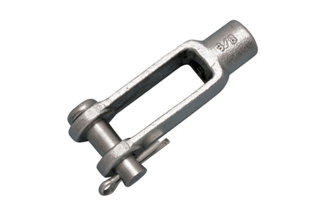 Suncor Threaded Yoke End Right Hand UNC With Pin 316-NM Stainless Steel S0113-RC